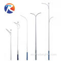 Pole de luz de la calle Galvanized Steel Q345